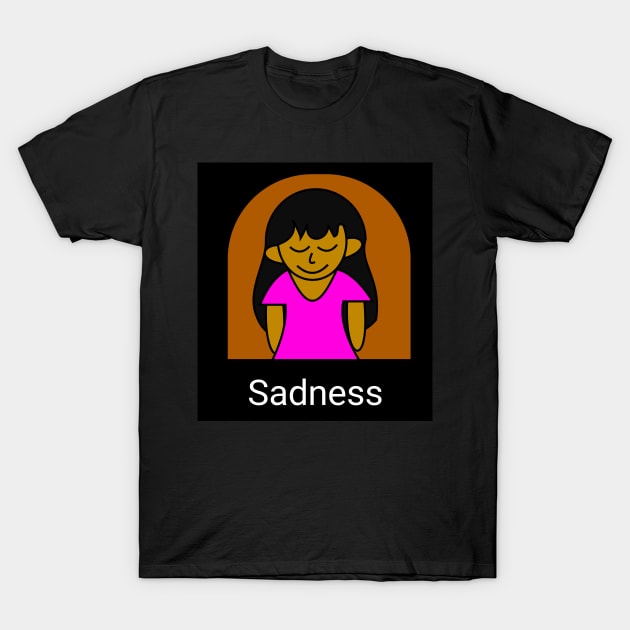 Sadness girl T-Shirt by Holisudin 